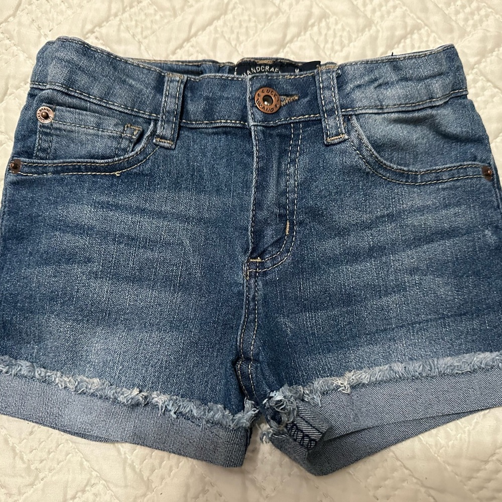 Lucky Brand Blue Jean Shorts Girls Size 7- Great Condition